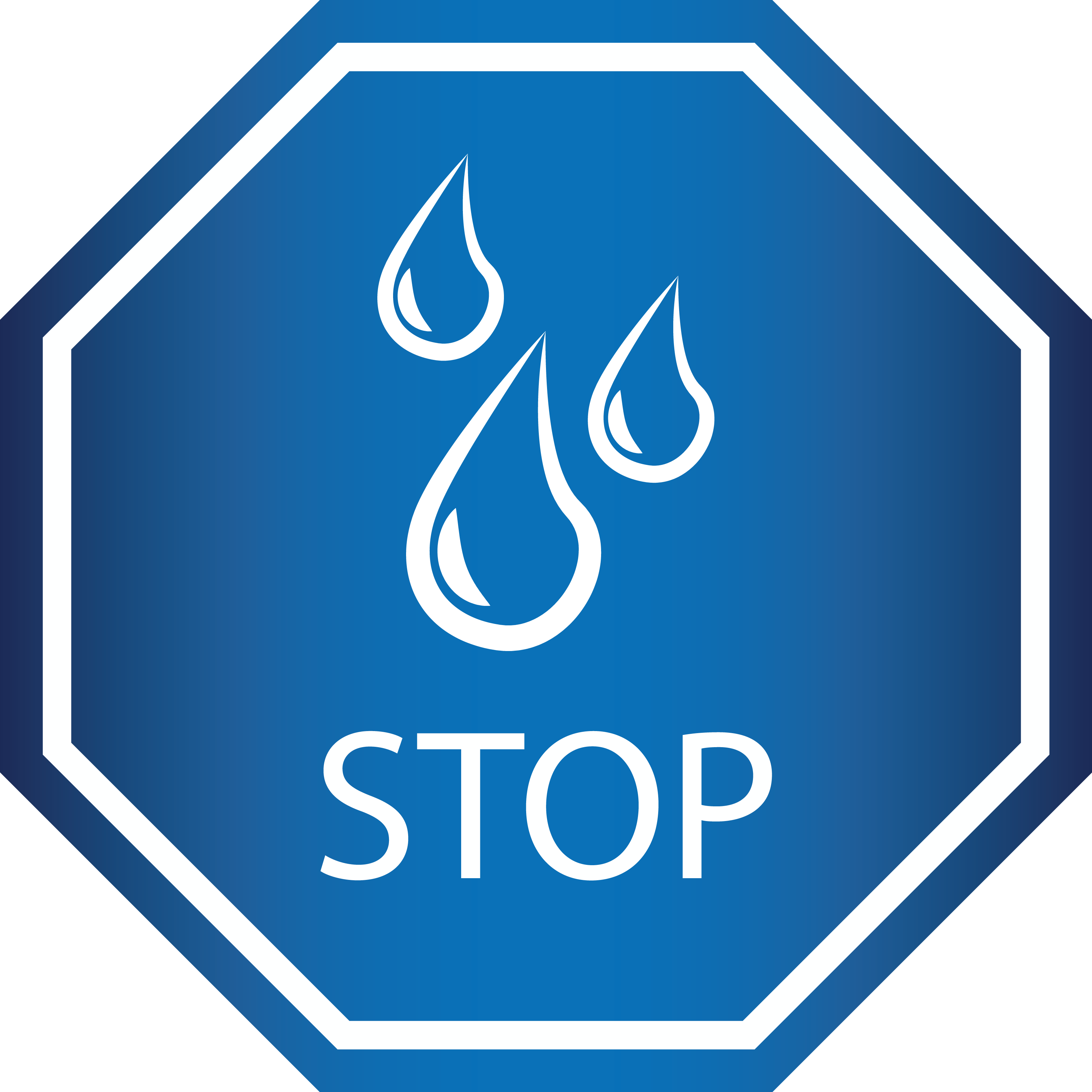 Anti-condensation Barrier - Stop Sign With Blood Clipart (3192x3192), Png Download