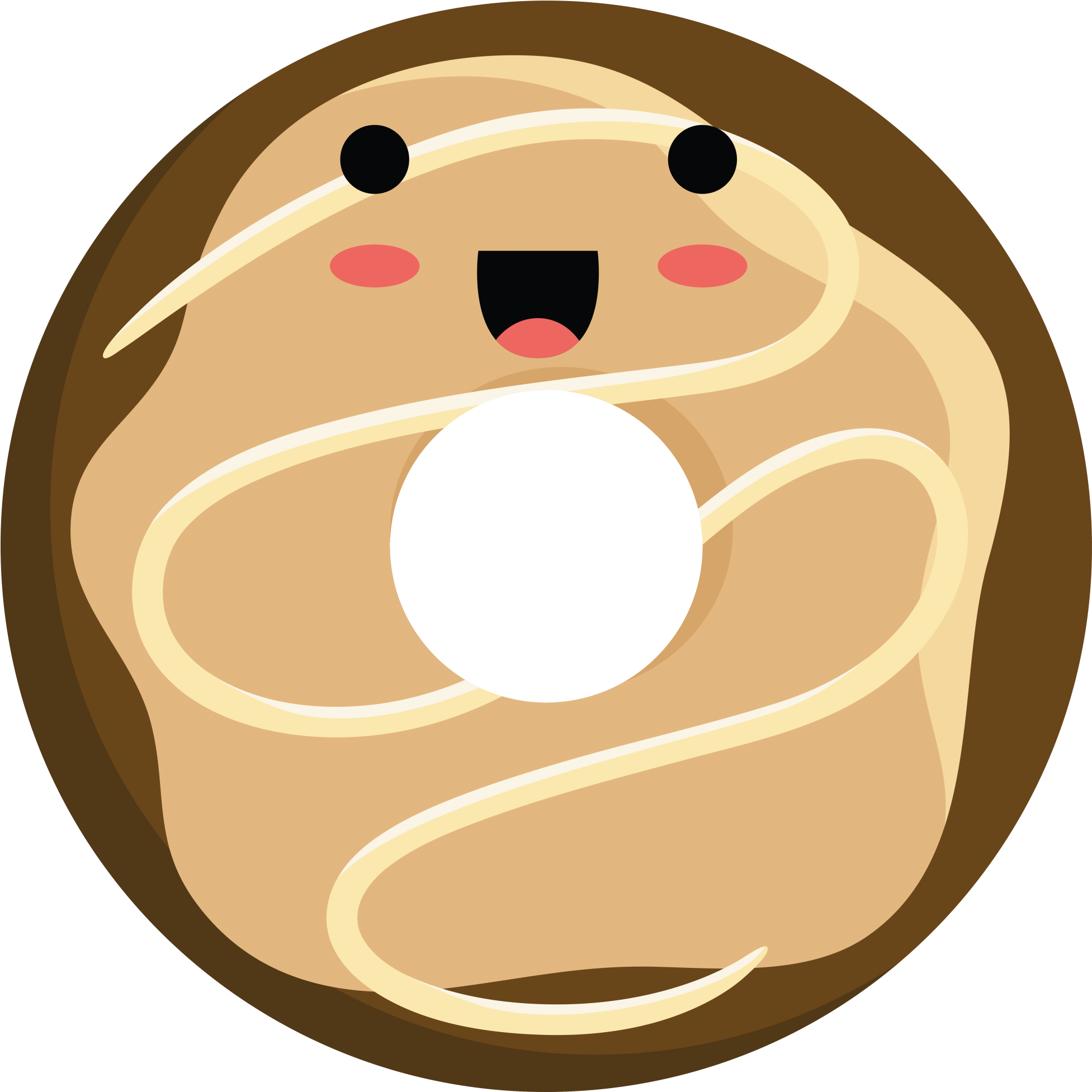 Donut - Cappuccino - Bacon - Cartoon Clipart (2000x2000), Png Download