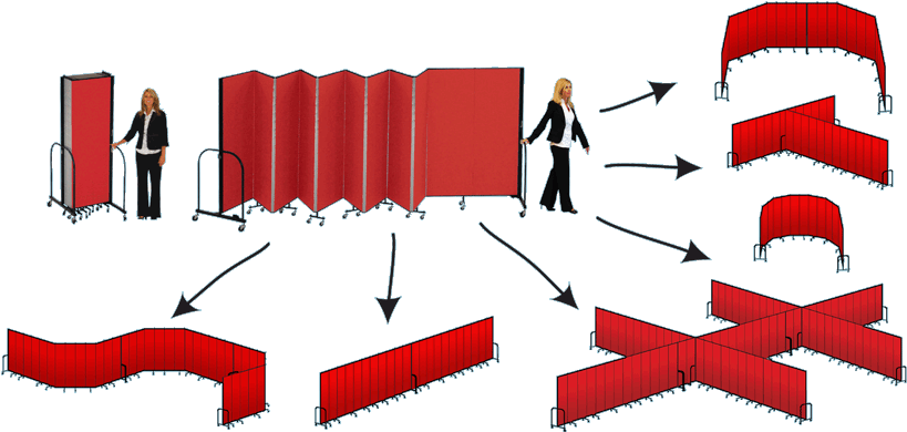 Room Dividers Walls By - Illustration Clipart (834x426), Png Download