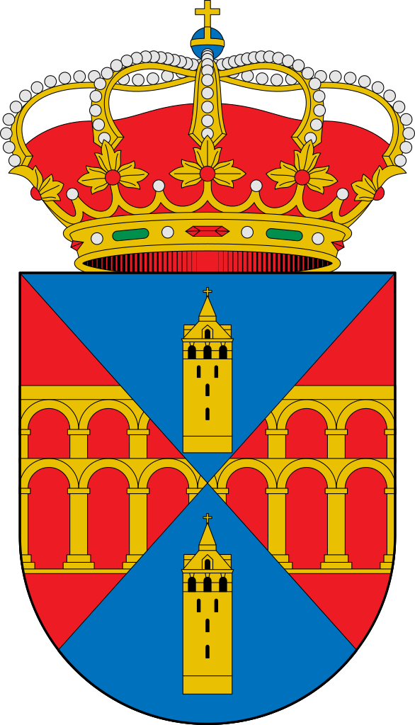 Escudo De Torreiglesias - Escudo De Armas De Malaga Clipart (586x1023), Png Download