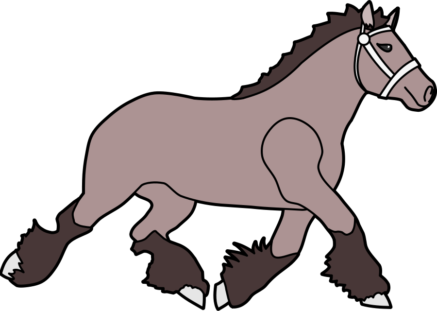 Clipart Of Horse, Um And Horse I - Mane - Png Download (900x640), Png Download