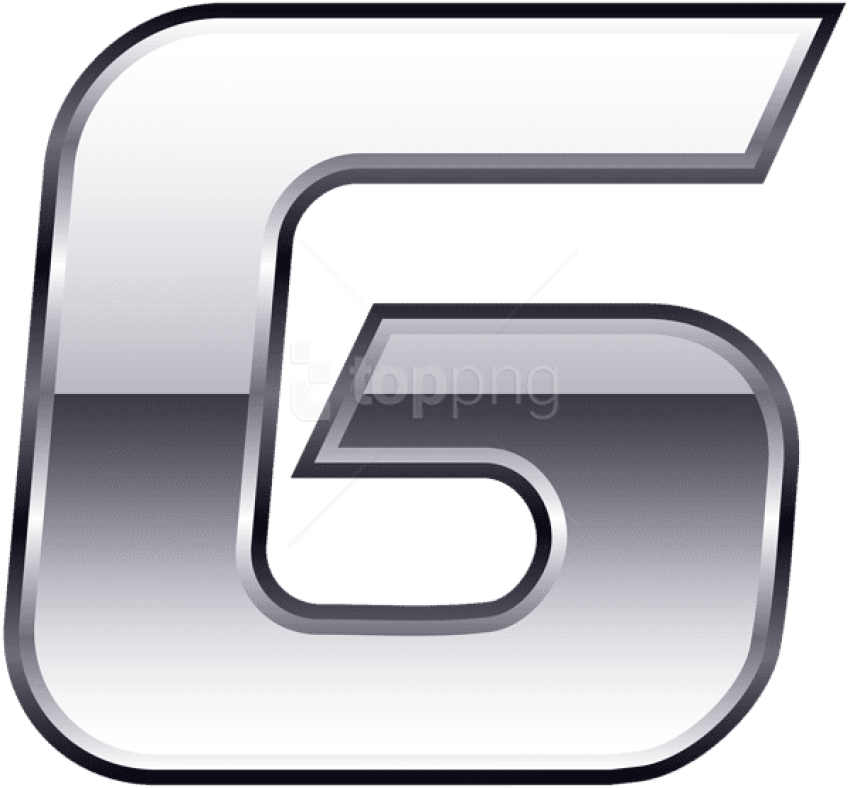 Free Png Download Silver Number Six Clipart Png Photo Transparent Png (850x788), Png Download