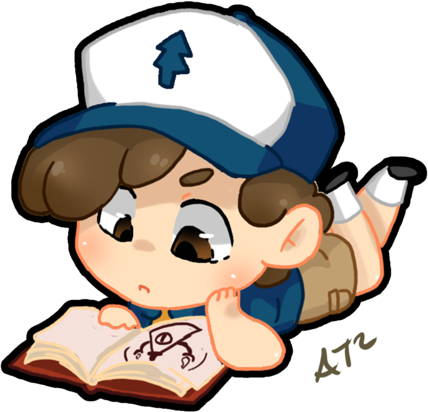 Lil Gravity Falls - Art Dipper Gravity Falls Clipart (890x898), Png Download