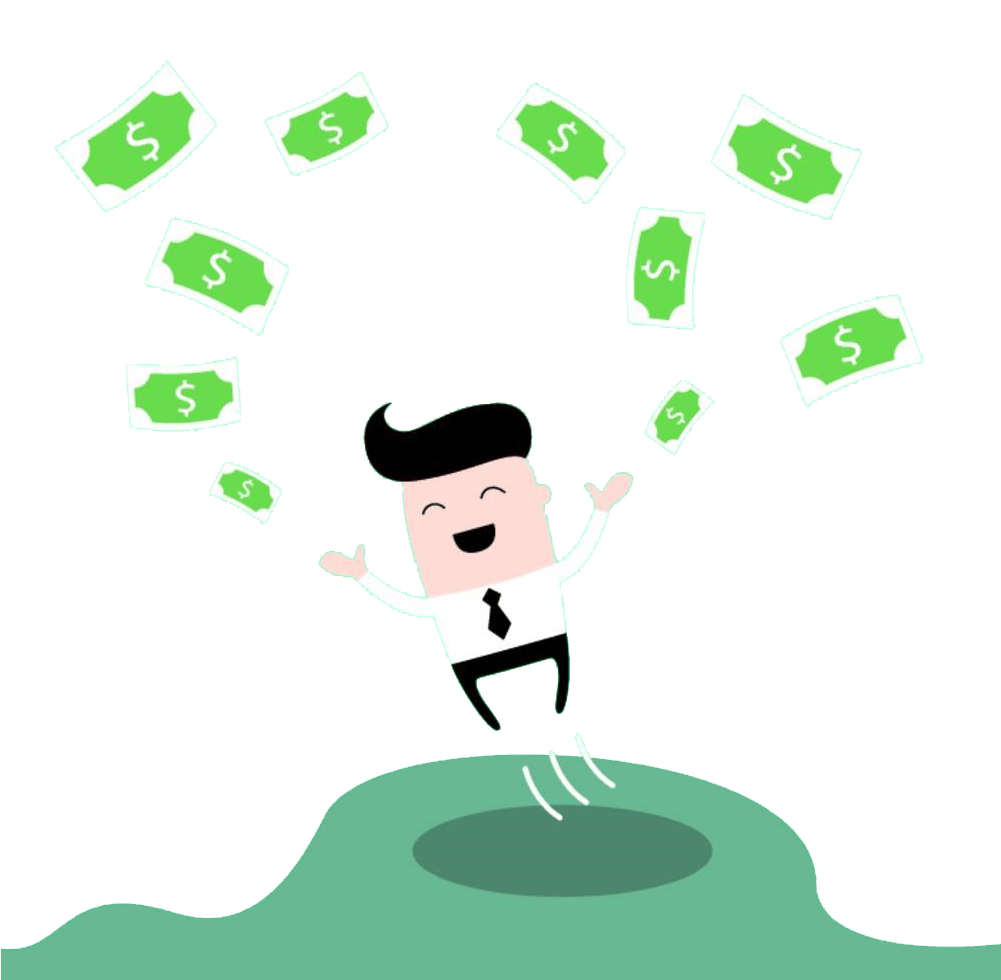 Person With Money Signs Eyes Royalty Free Stock Clipart (1001x980), Png Download