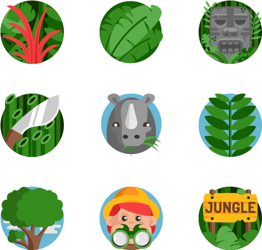 Jungle Clipart (600x564), Png Download