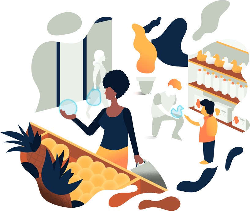 Physical Stores For The Digital Age Clipart (860x733), Png Download