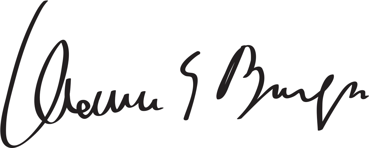 Warren E Burger Signatrue - Calligraphy Clipart (1280x593), Png Download