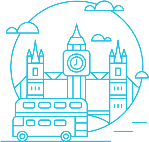 London - Illustration Clipart (600x590), Png Download