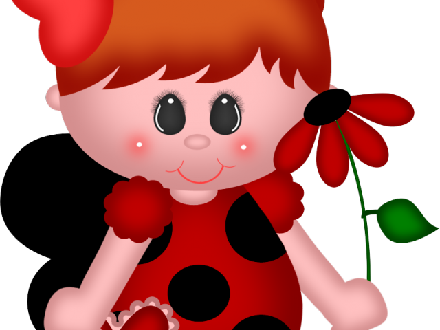 Oatmeal Clipart Cute - Dibujos De Mariquitas Tiernas - Png Download (640x480), Png Download