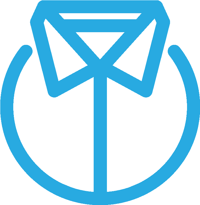 Small Icon Of A Collared Shirt - Emblem Clipart (700x743), Png Download