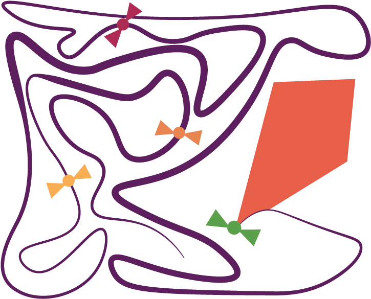 Kite, At Rest Clipart (792x612), Png Download