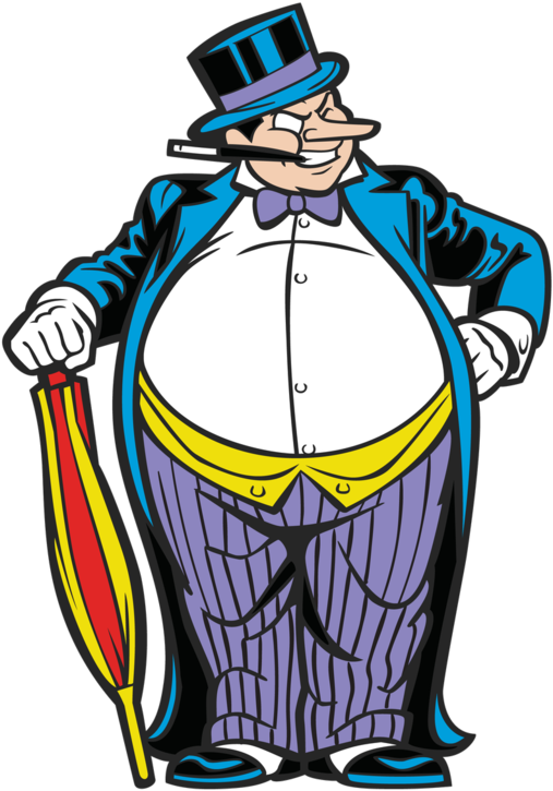 Penguin Batman Comics Clipart (585x1024), Png Download