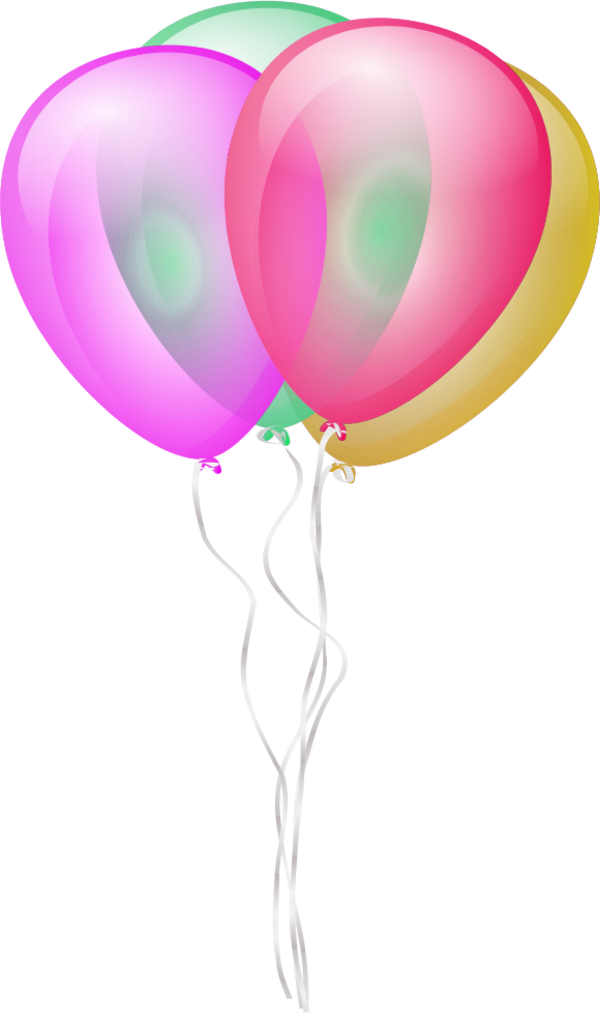 Vector Clip Art - Balloons Clip Art - Png Download (600x1013), Png Download