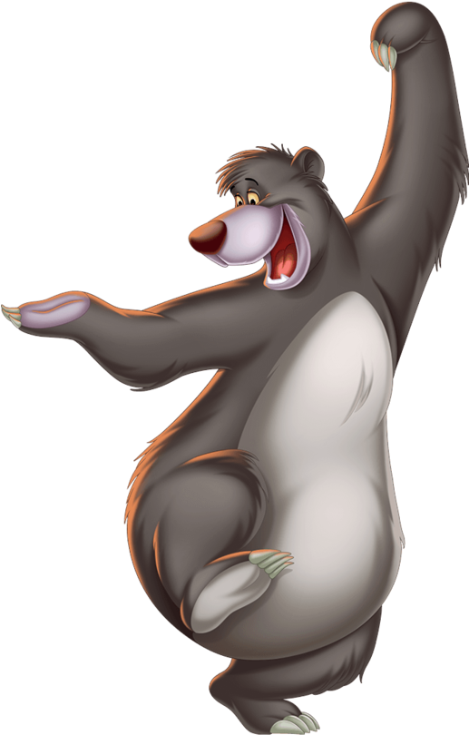Baloo Furries Foot Wikia Fandom Powered By Wikia - Jungle Book Characters Baloo Clipart (516x862), Png Download
