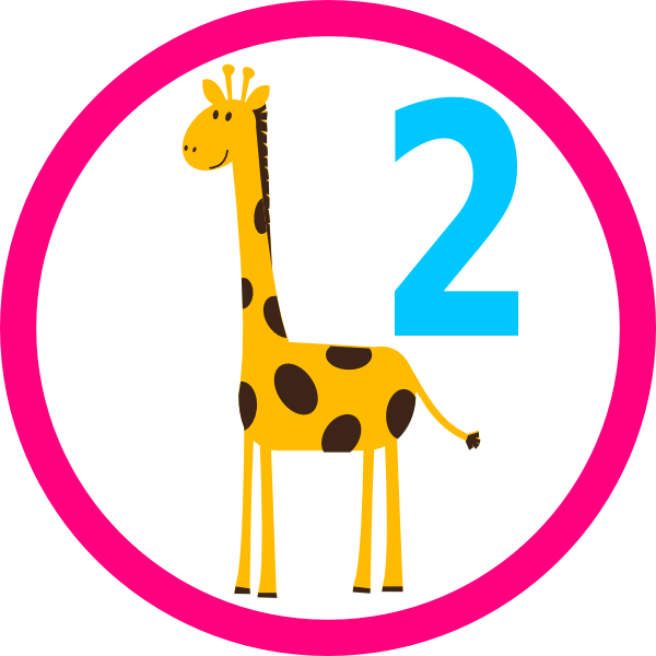 This Free Clip Arts Design Of Giraffe Cupcake Topper - Png Download (600x600), Png Download