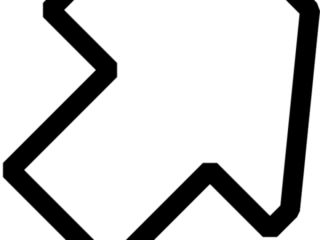 Arrow Clipart Black And White - Clip Art - Png Download (640x480), Png Download