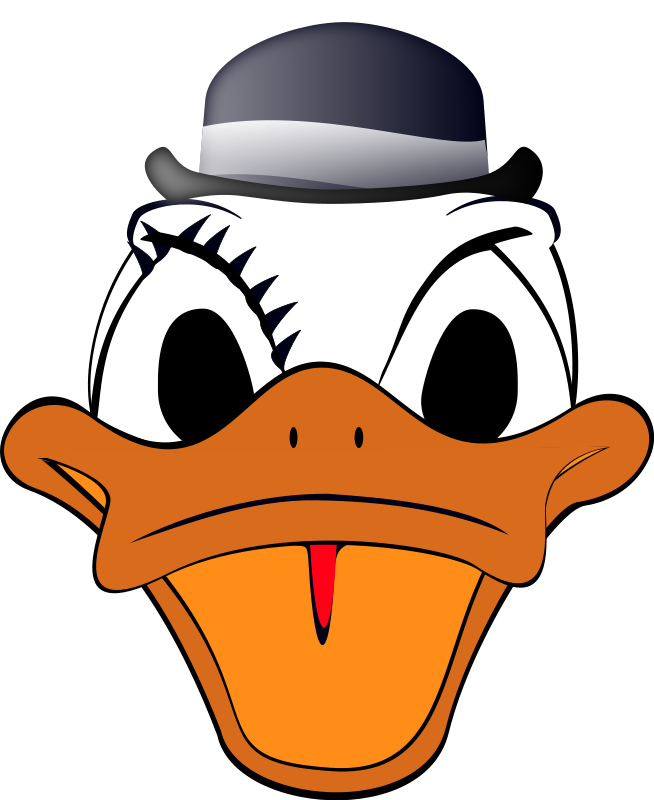 Duck Clip Art Download - Funny Donald Duck - Png Download (654x800), Png Download