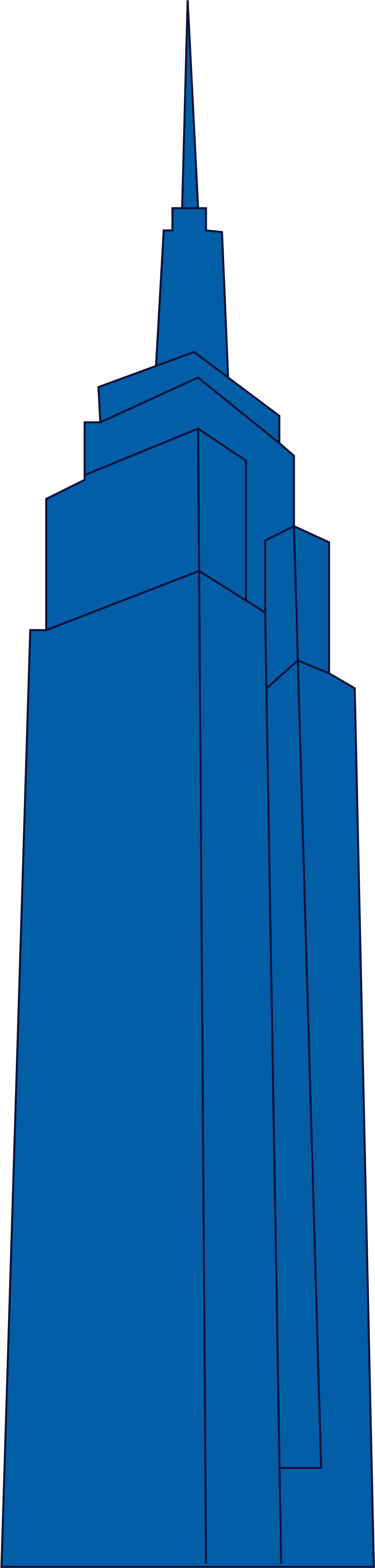 Open - Empire State Building Svg Clipart (2000x6668), Png Download