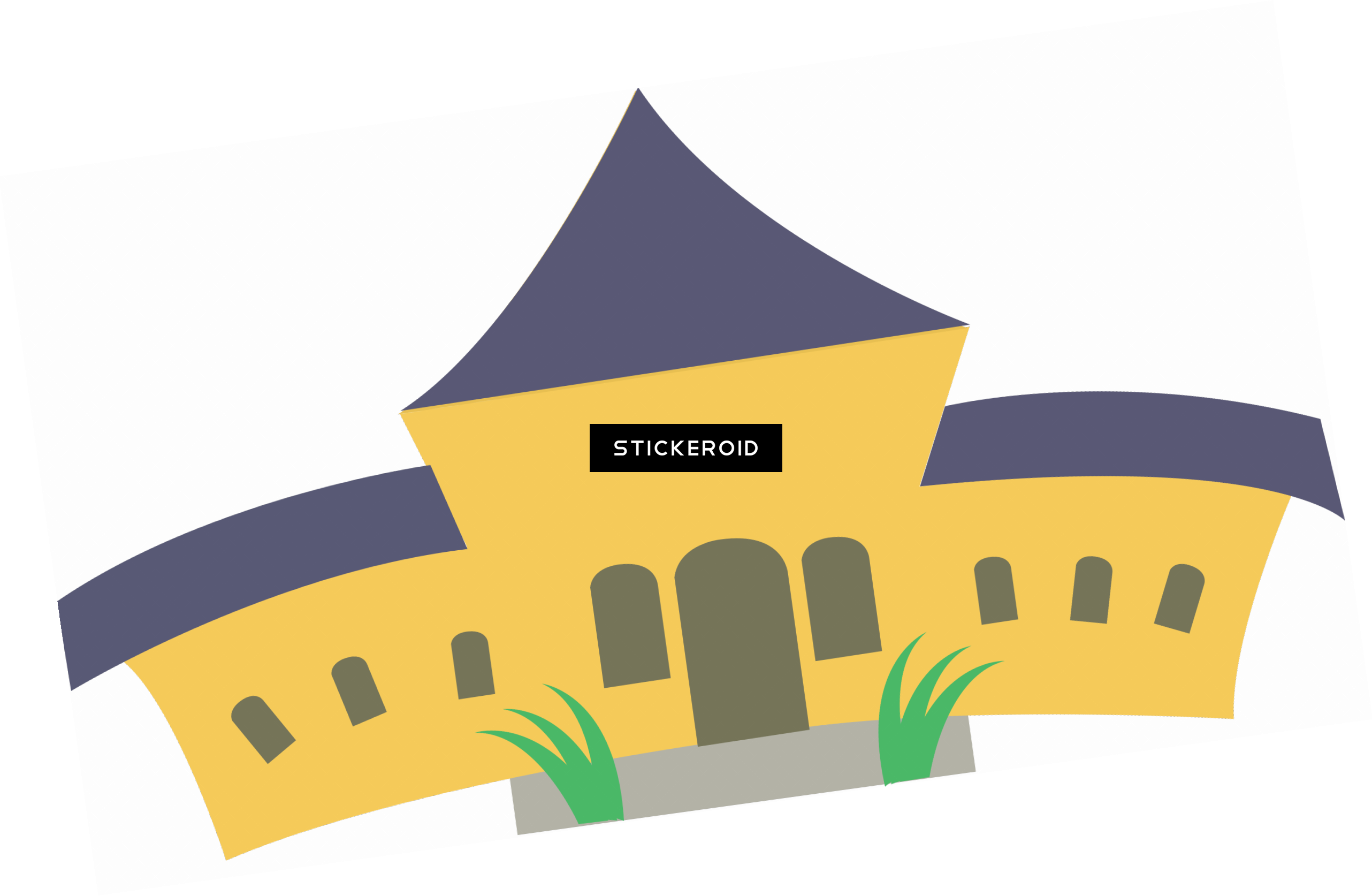 School Building - House Clipart (2564x1674), Png Download