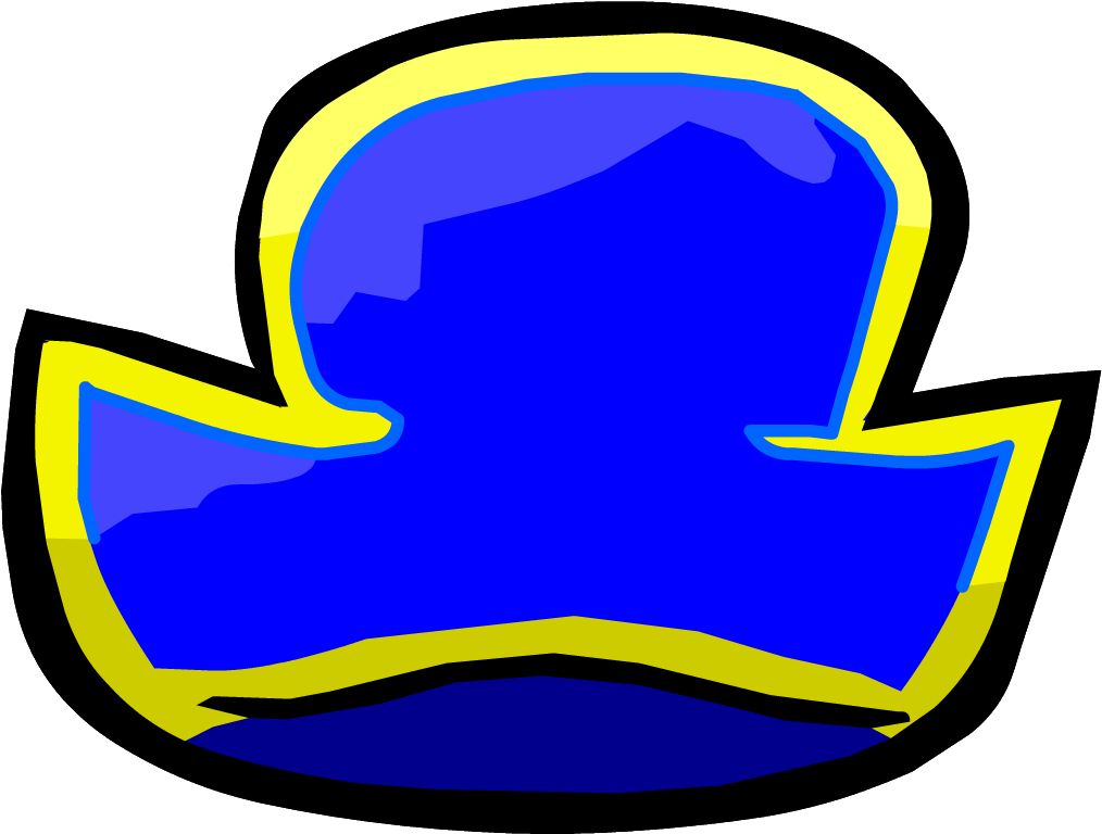 Admirals Hat - Club Penguin Captain Hat Clipart (1069x768), Png Download