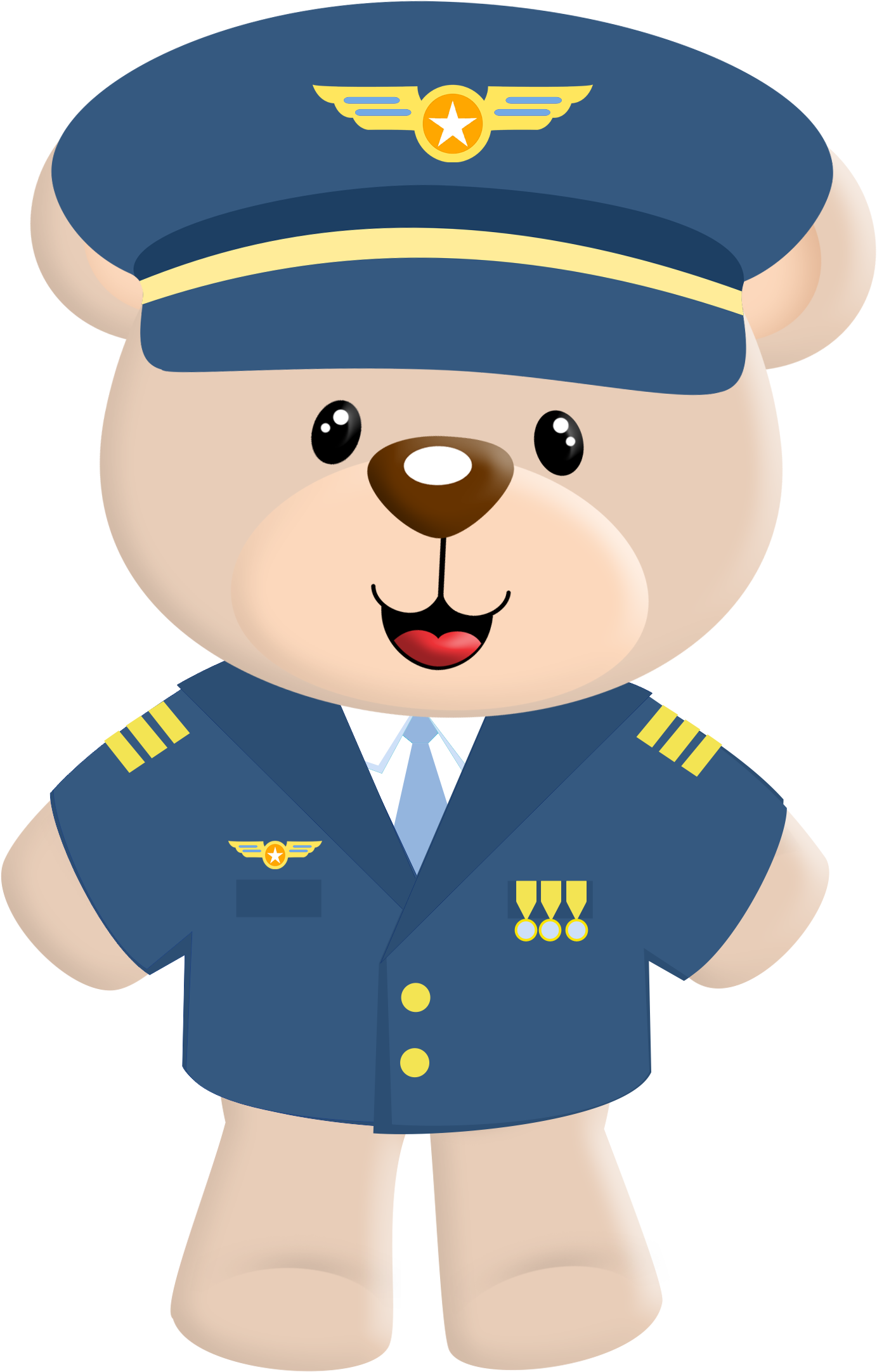 Aviador - Chá De Fralda Aviador Png Clipart (1798x2449), Png Download