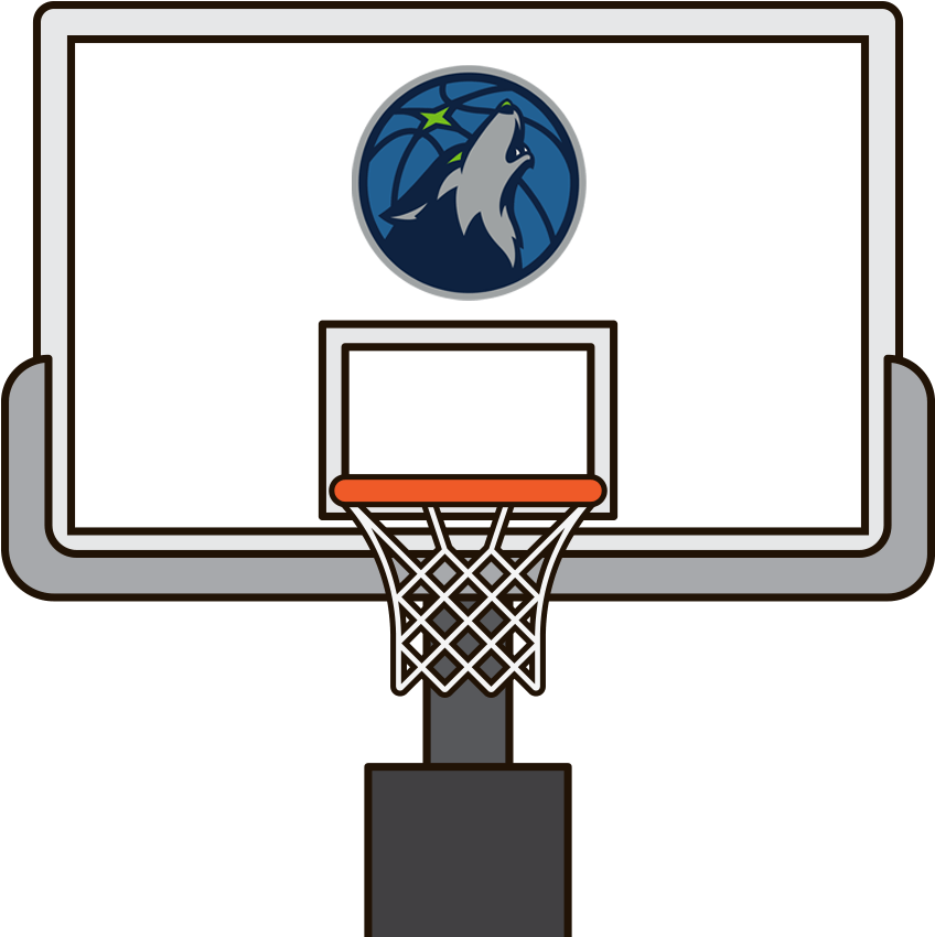 Tyus Jones Racked Up 43 Draftkings Points As A Starter - Wincraft Minnesota Timberwolves 2 Sided Logo Nba Garden Clipart (1000x1050), Png Download