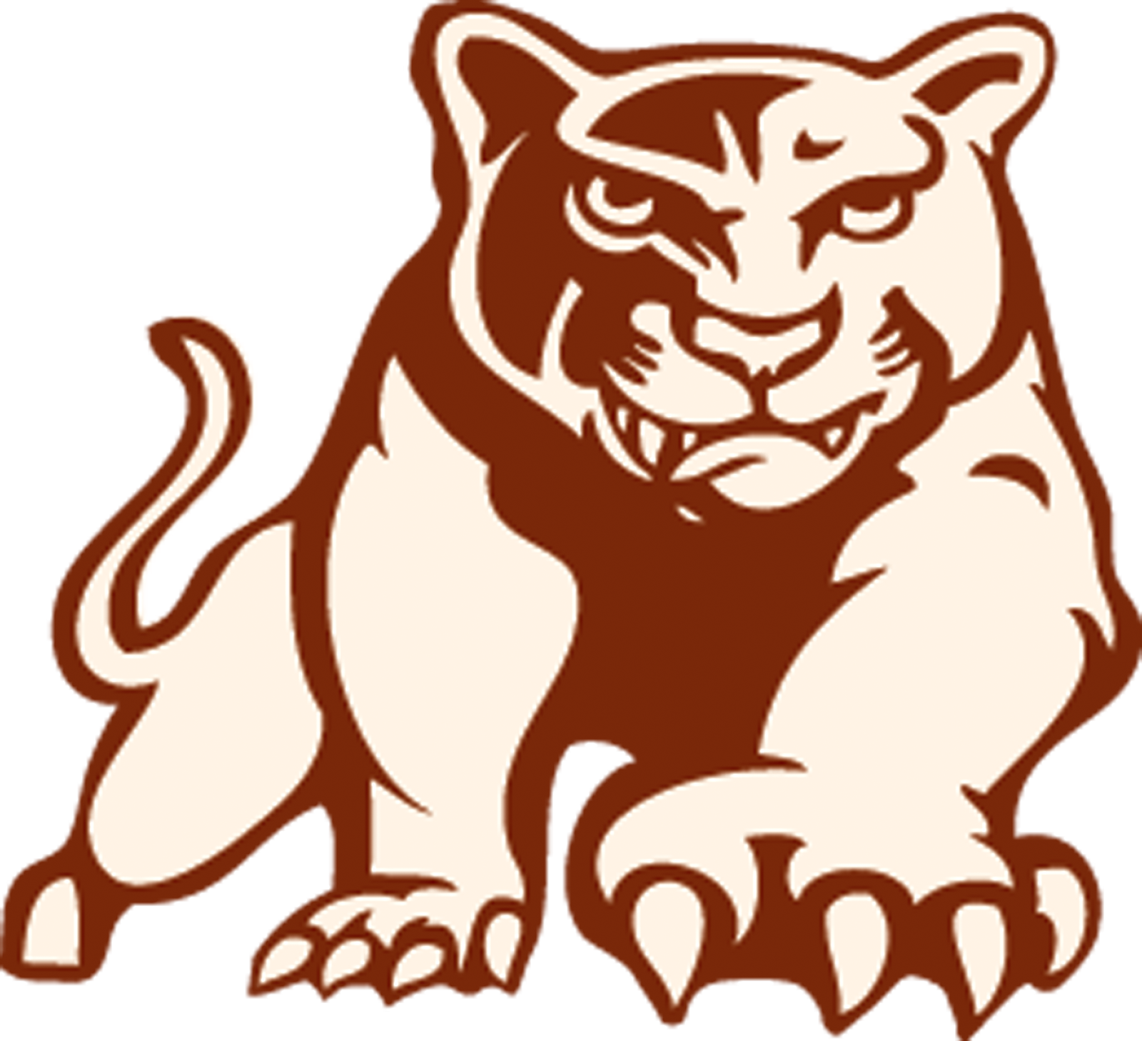 Clip Black And White Cougar Basketball Clipart - Houston Cougars - Png Download (1600x1458), Png Download