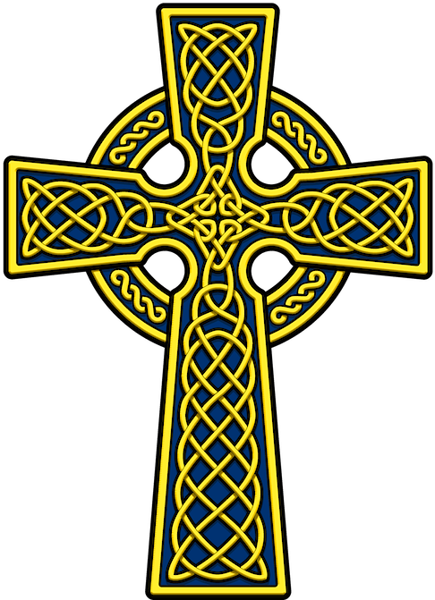 Prairie Mountain Parish - Celtic Cross Free Clipart - Png Download (500x676), Png Download