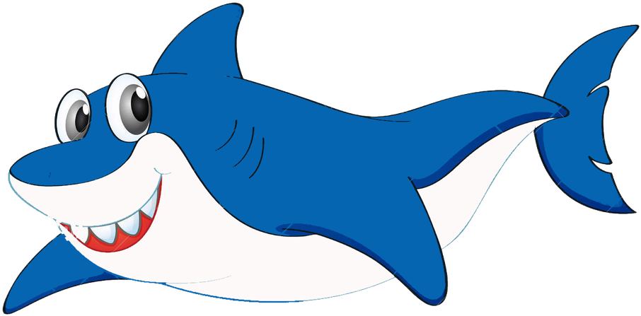 Cartoon Free Download Best On X Png - Comical Shark Clipart (928x487), Png Download
