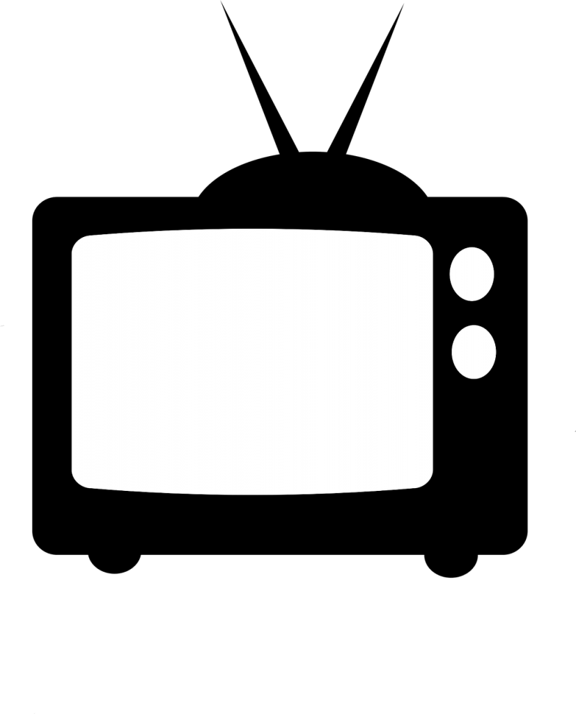 Television Free To Air Shows Transprent Png - Television Silhouette Png Clipart (827x1024), Png Download