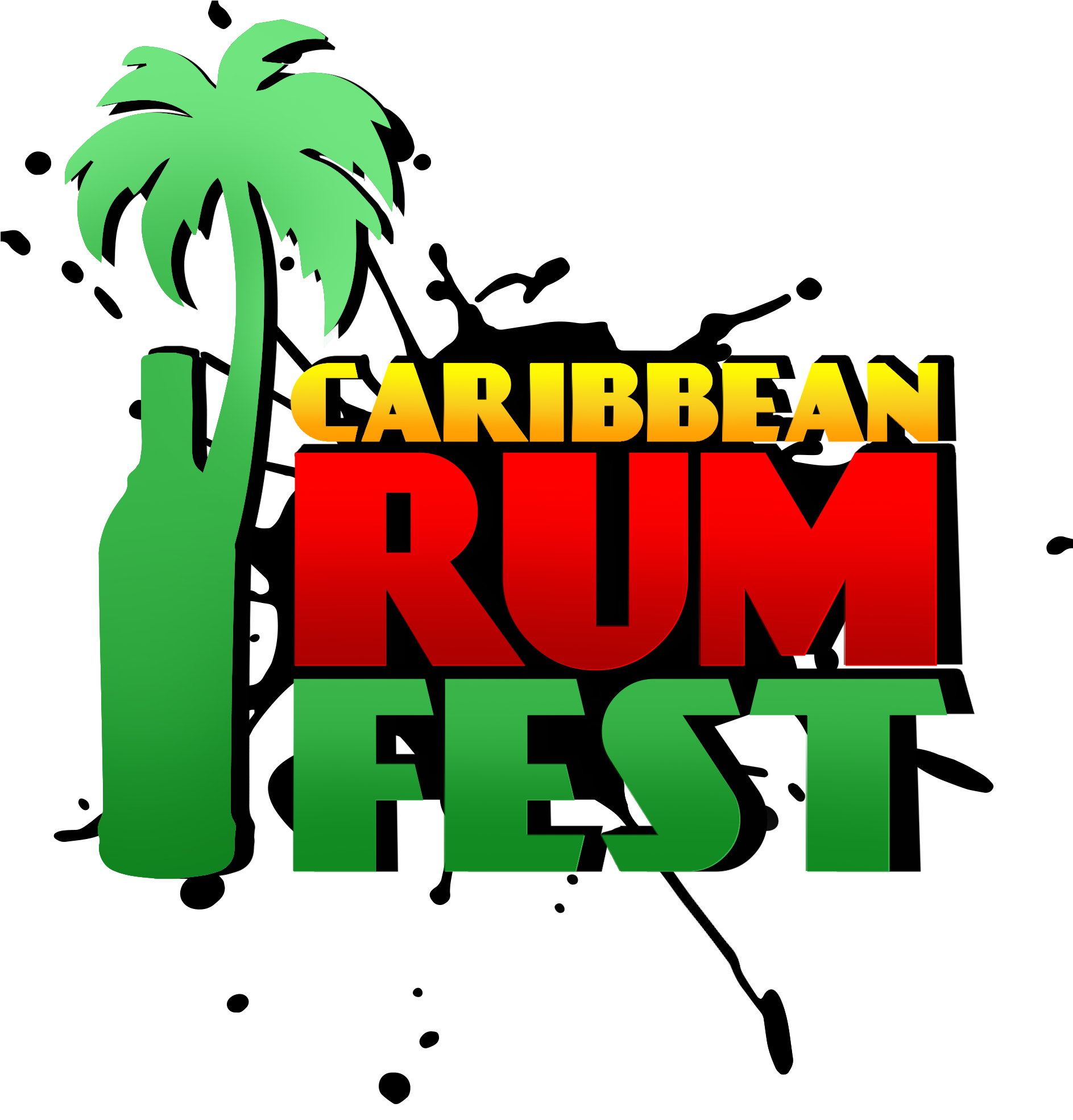 4th Annual Caribbean Rum Fest - Splat Clipart (2023x2000), Png Download