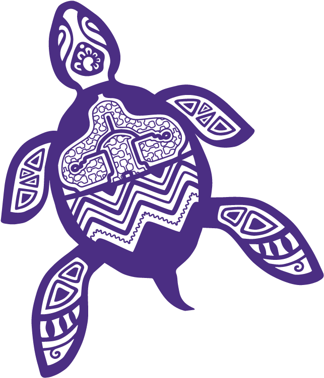 Turtle-purple - Emblem Clipart (660x772), Png Download