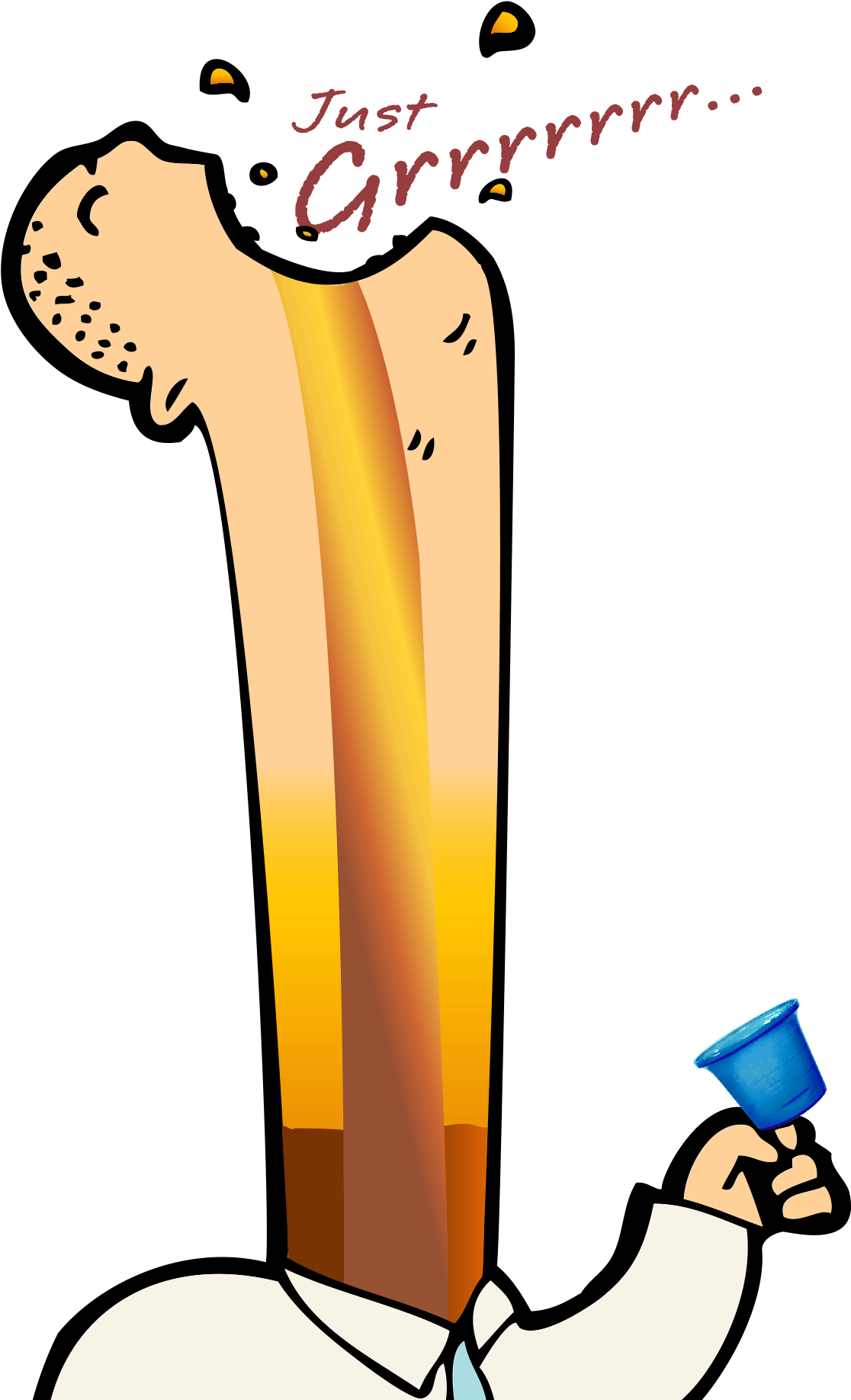 Cough Clipart Sore Throat - Gargling - Png Download (1276x1863), Png Download
