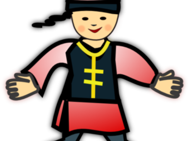 Chinese Clipart Chinese Clothes - Chinese Boy Clip Art - Png Download (640x480), Png Download