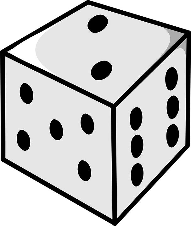 Dice Clipart Dies - 3 Dice Clipart - Png Download (607x720), Png Download