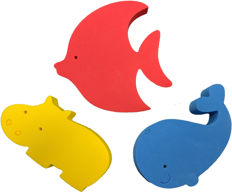Clip Transparent Download Fun Foam Pool Toys Pack - Cartoon - Png Download (1000x1000), Png Download