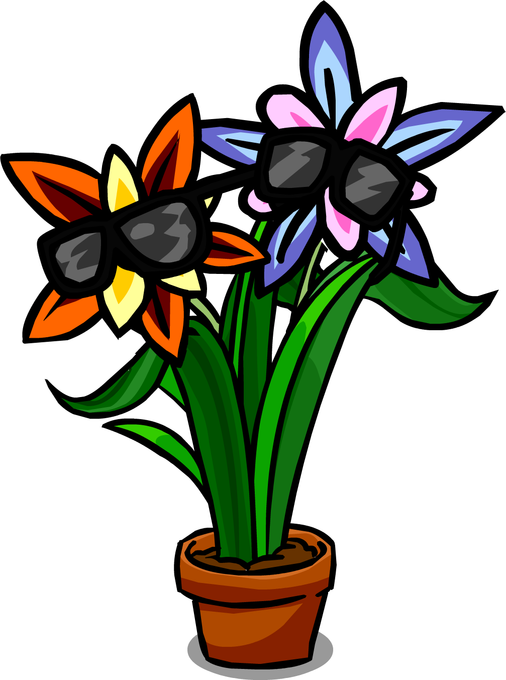 Sunset Flowers - Ixia Clipart (1007x1353), Png Download