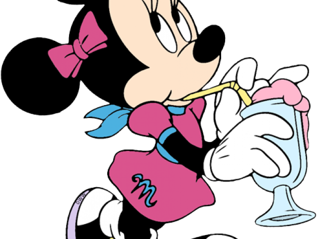 Milkshake Clipart Disney - Minnie And Mickey Milkshake - Png Download (640x480), Png Download