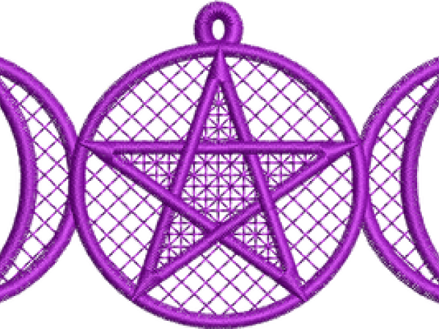 Spiral Clipart Goddess - Pagan Pentagram - Png Download (640x480), Png Download