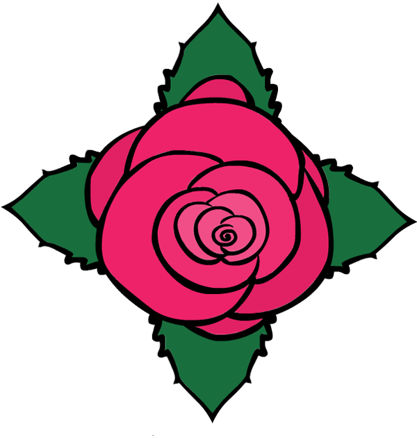 Clip Art Flower Decoration Symbol - Flower - Png Download (600x630), Png Download