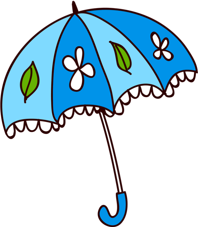 Spring Clipart Umbrella - Clip Art - Png Download (640x755), Png Download