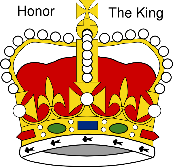 King George Iii Crown Drawing Clipart (600x578), Png Download