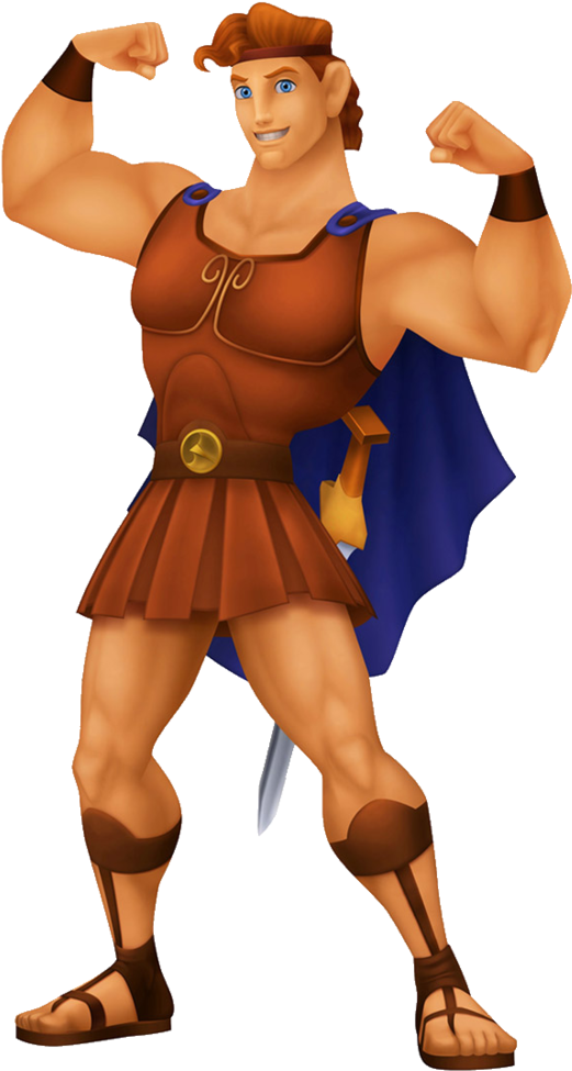 Hercules Clipart King Eurystheus - Hercules Kingdom Hearts - Png Download (682x1000), Png Download