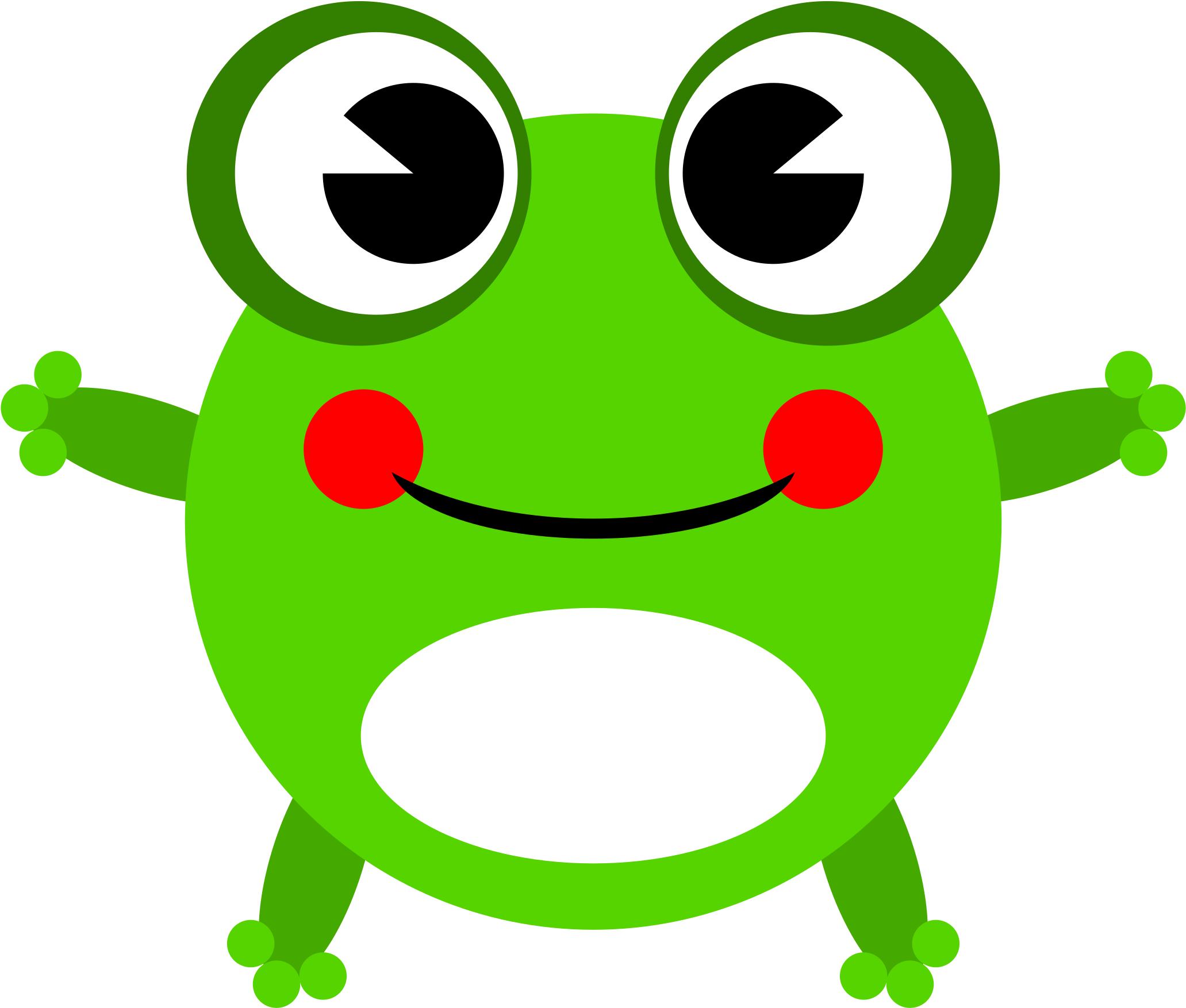 Big Image Png - Cute Baby Frog Drawing Clipart (2400x3394), Png Download