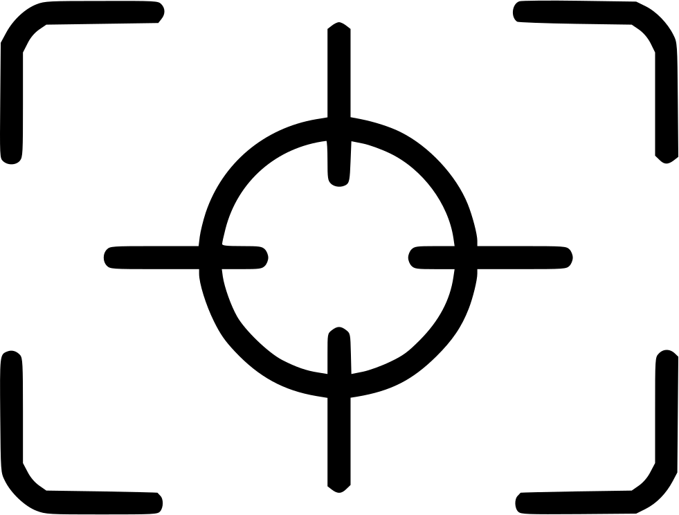 Capture Device Focus Graphy Svg Png Icon - Target Symbol Clipart (981x744), Png Download