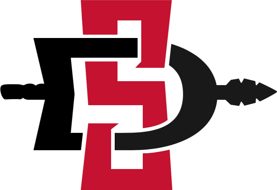 Mountain West Conference - San Diego State Logo Png Clipart (910x625), Png Download