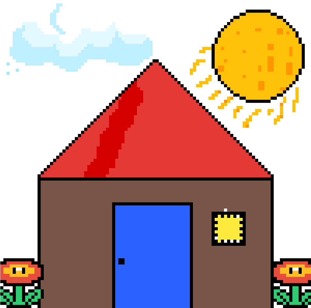 Home Sweet Home - Pixel Mania Smiley Sun Tote Bag Clipart (1200x1200), Png Download