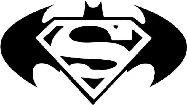Superman Logo Clipart Real - Batman Superman Logo Tattoo - Png Download (640x480), Png Download