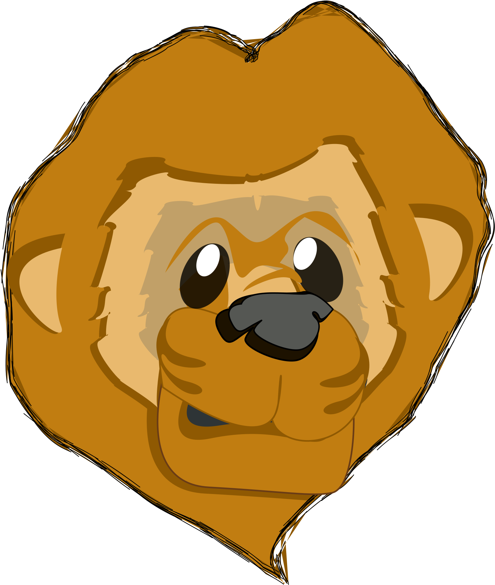Big Image - Lion Clipart (1697x2400), Png Download