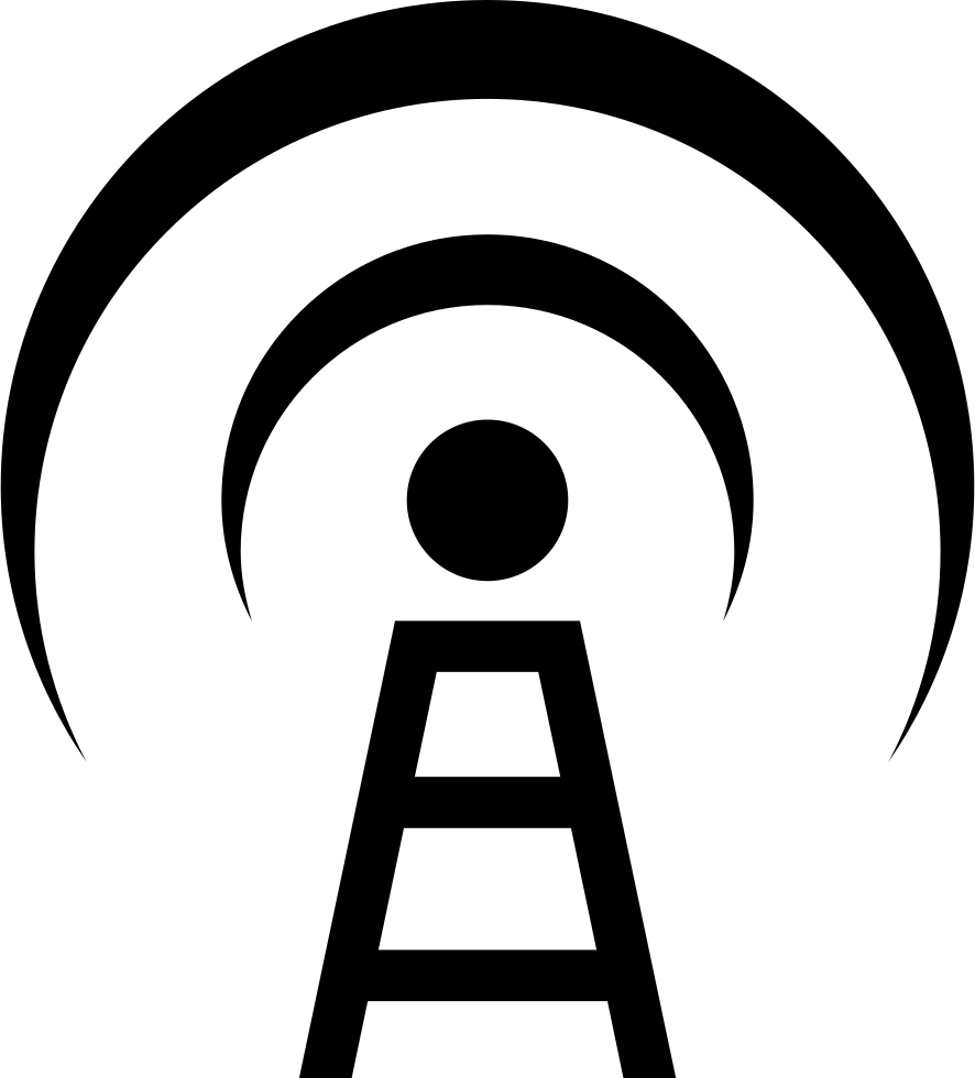 Broadcast Communications Tower Comments - Torre Telecomunicaciones Icono Clipart (886x980), Png Download